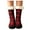 Red, variant on Cotton Socks in Clearance, Women's Plaid Floor Socks Thicken Warm Sleeping Socks Slippers Socks, Female Red One Size