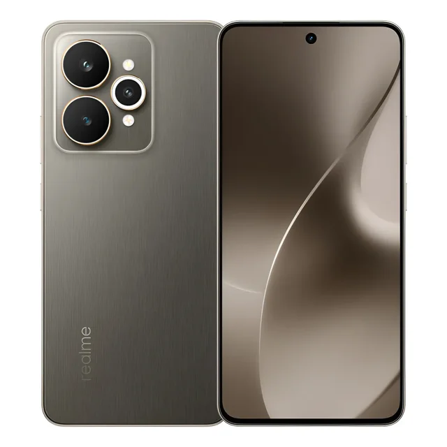 Celular Android Realme 15 5G Smartphone 12GB 256GB Cámara Sony 50MP OIS Mediatek Dimensity 7300+, 6.77'' 144Hz AMOLED 6500 mAh, México, Gris