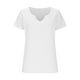 thumbnail image 3 of Eres Más Que una Camisa de Puntuación de Prueba Sexy de Manga Corta Lentejuelas Suelta Camisa de Blusa con Cuello en V, Poliéster, 3 of 5