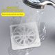 thumbnail image 2 of Recogepelos desechable para desagüe de ducha, adhesivos desechables para desagüe, adhesivo cuadrado de malla para desagüe de ducha, para baño, lavandería, bañera y cocina., 2 of 6
