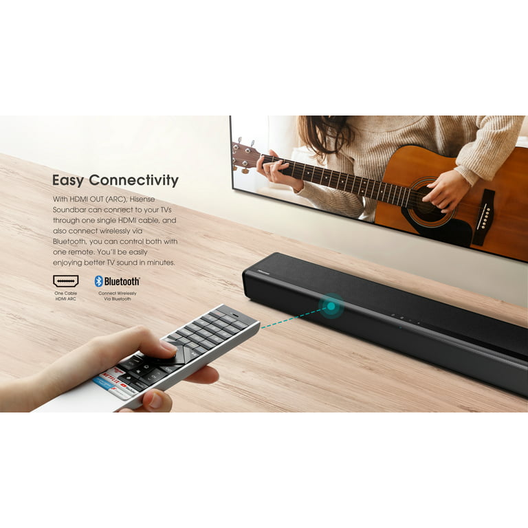 Hisense HS214 2.1 Channel Sound Bar with Built-in Subwoofer 