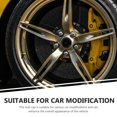 thumbnail image 4 of HOOWIFFY 4Pcs Black Car Wheel Hub Caps Strong Sturdy Auto Rim Covers with Tool Free Install, 4 of 8