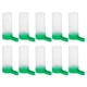 thumbnail image 1 of 10 comederos automáticos para loros, bebederos portátiles para aves - Tamaño L (Verde), 1 of 7