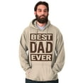 thumbnail image 3 of Cool Best Dad Ever Father's Day Hoodie Hooded Sweatshirt Men Brisco Brands S, 3 of 6
