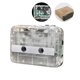 thumbnail image 5 of Reproductor de casete portátil Reproductor de música independiente negro con auriculares Vogacara EL009133-00, 5 of 5