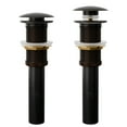 thumbnail image 4 of Novatto NP-01321ORB Rectangular White Porcelain Vessel Sink with Oil Rubbed Bronze Drain Set, 4 of 4