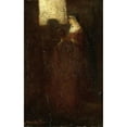 thumbnail image 2 of Adolphe Monticelli 16x24 Gold Ornate Framed and Double Matted Museum Art Print Titled - On the Altar (1870 - 1886), 2 of 4