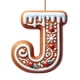 thumbnail image 3 of Adorno colgante del árbol de Navidad con 26 letras, 8CM J, Característica: Adorno colgante del árbol de Navidad con 26 letras, Adornos de Navidad personalizados DIY, Decoración de Navidad, Decoración, 3 of 5