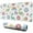Colorful Cartoon Dinosaurs-3, variant on Long Mouse Pads for Desk,Colorful Cartoon Dinosaurs with Mixed Elements Desk Mats on Top Of Desks, Desk Mouse Pad Extra Large with 3mm Non-Slip Base and Stitched Edge for Gaming,Work,Home 31.5"x11.8"