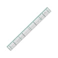 thumbnail image 2 of Regla métrica multiusos para medir ángulos múltiples, herramienta de costura para papel de tela 60cmx6cm, 2 of 8