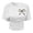 White, variant on Girls' Leopard Print Bow Crop Top - Short Sleeve Ruched Casual Tee Size:11-12 Years