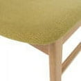 thumbnail image 6 of GDF Studio Alexis Mid Century Modern Fabric Upholstered Dining Chairs, Set of 2, Green Tea and Natural Oak, 6 of 9