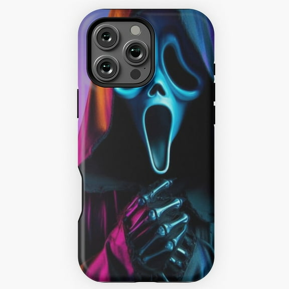 Gradient Ghostface Scream Horror Phone Case for iPhone 16 15 14 13 12 11 Pro Max M5900362