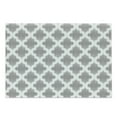 thumbnail image 1 of Grey and White Cutting Board, Damask Geometric Middle Eastern Effects Design Print, Decorative Tempered Glass Cutting and Serving Board, Large Size, Dimgrey White, by Ambesonne, 1 of 1