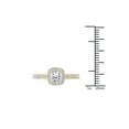 thumbnail image 4 of 1 Carat T.W. Diamond Cushion-Shape Single Halo 14kt Yellow Gold Engagement Ring, 4 of 4