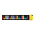 thumbnail image 3 of Piano enrollable portátil para niños y adultos. Amarillo, 3 of 9