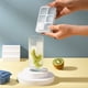 thumbnail image 5 of Paquete de 3 moldes para cubitos de hielo Yuarrent con tapa sellada para refrigerador, 5 of 6