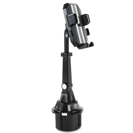 Car Phone Stand, Cup Holder, Adjustable Auto Phone Holder for Center Consoles Seat, ABS Car Stand for Easy Viewing Navigation