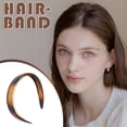 thumbnail image 3 of ONLYEOR Wide Non-Slip Tortoiseshell Headband, Dark Brown High Elasticity Hairband, Fine-Tooth Grip for All-Day Comfort, For Women & Girls, 3 of 7