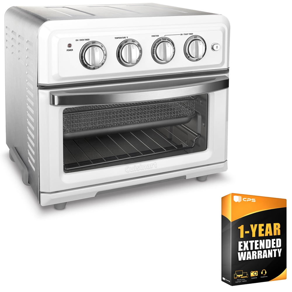 Silver Cuisinart TOA-60 Convection Toaster Oven Air Fryer with Light Renewed