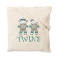 thumbnail image 2 of CafePress - Twins Tote Bag - Unisex Canvas Tote Bag, Beige, 1-Piece, 2 of 7