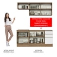 thumbnail image 5 of Cocina Integral MADESA 180cm Marrón/Blanco Glamy, 5 of 5