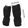 thumbnail image 7 of Hiking Gaiters Lightweight Leg Gaiters, Snow Gaiters Waterproof Windproof Sandproof Durable Leg Cover Protect for Mountain Snow, Hiking, Skiing, Walking, Climbing, Hunting 16.9x9.8 in, 7 of 7