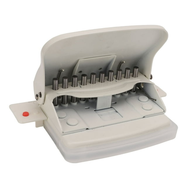 Perforatrice, Structure en Métal Bord Incisif Perforatrice pour Reliure Documents Blanc