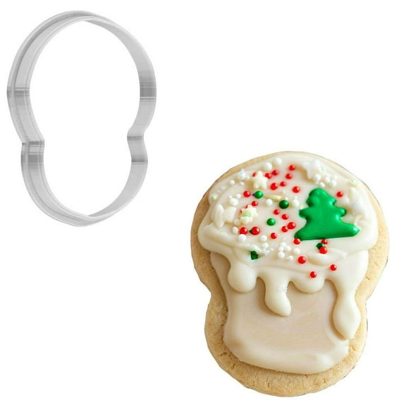Christmas Eggnog Cookie Cutter 4 Inch Made in USA by WONDERTORY