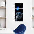 thumbnail image 2 of Hieng 3 Cat Butterfly Wall Art Canvas Prints Black Cat Blue Butterfly Picture Cats Posters for Girls Bedroom Wall Decor Pet Painting for Living Room Motivational Officecs, 2 of 6