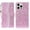 Pink, variant on Leather For Apple iPhone 17 Pro Case 6.3",Glitter Sparkly Bling Flip Wallet Leather Case With Card Holder Shockproof Kickstand Protective Phone Cases Cover,Pink,For iPhone 17 Pro