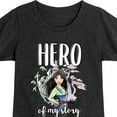 thumbnail image 3 of Disney Princess - Mulan Hero Of My Story - Toddler & Youth Girls Short Sleeve Graphic T-Shirt, 3 of 5