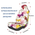 thumbnail image 3 of Naloa Butterflies and Vintage Car Seat Covers Universal Front Seat Coves for Car Accessories ,Padded Car Covers for Automotive, SUV, Truck, and Van, 3 of 5