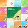thumbnail image 6 of Adorable Hamster Holiday Feast Notepads - Perfect for Note-Taking (3.54×3.54 Inches) 100-Pack with105 Emoticon Stickers,Leaving Temporary Messages, Strong Adhesion Residue-free,Ideal for Home&Office, 6 of 12