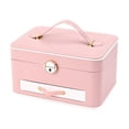 thumbnail image 2 of Organizador de joyas Yinane contenedor 2 niveles resistente al agua, 2 of 8