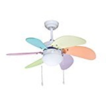 Colorful Ocean Lamp Ceiling Fan 32in Ol 36009 C For Biy Kids Room