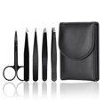 thumbnail image 3 of 5Pcs/Set Stainless Steel Eyebrow Trimmer Scissors Eyebrow Shaping Knife Cosmetic Beautiful Makeup Tools, 3 of 9