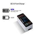 thumbnail image 4 of Carevas Fast USB with QC3.0 Port 40W Charging Station with 8 Charging Ports and Type-C Port LCD Display Wide Compatibility Intelligent Chip, 4 of 6