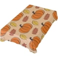 thumbnail image 5 of Coolnut Thanksgiving Pumpkin Tablecloth, Waterproof Washable Polyester Square Table Cover, Durable Tablecloth for Kitchen Dining Table Party Decor, 54"x54", 5 of 7