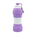 thumbnail image 1 of EeaseCA Collapsible Kettle Creative Portable Outdoor Water Storage Holder Kettle Water Container for Travel Trip (580ML Purple), 1 of 8