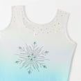 thumbnail image 2 of WIBACKER Sleeveless Gymnastics Leotards for Girls Snowflake Sparkle Biketard Toddlers Children Ballet Dance Outfits, 2 of 10