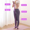 thumbnail image 6 of OPTUTUS 4 Tube Pedal Resistance Band Set, Home Workout Exercise Equipment for Arm, Leg, and Ab Training – Non-Slip Footrest & Comfortable Handle, Blue/Pink Fitness Stretch Rope, 6 of 9