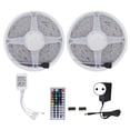 thumbnail image 1 of 10m/32.4ft LED Colorful Light Strip with 44 Key Remote Control 5050 RGB Infrared Ambient Strip Light for WeddingEU Plug 100‑240V, 1 of 16