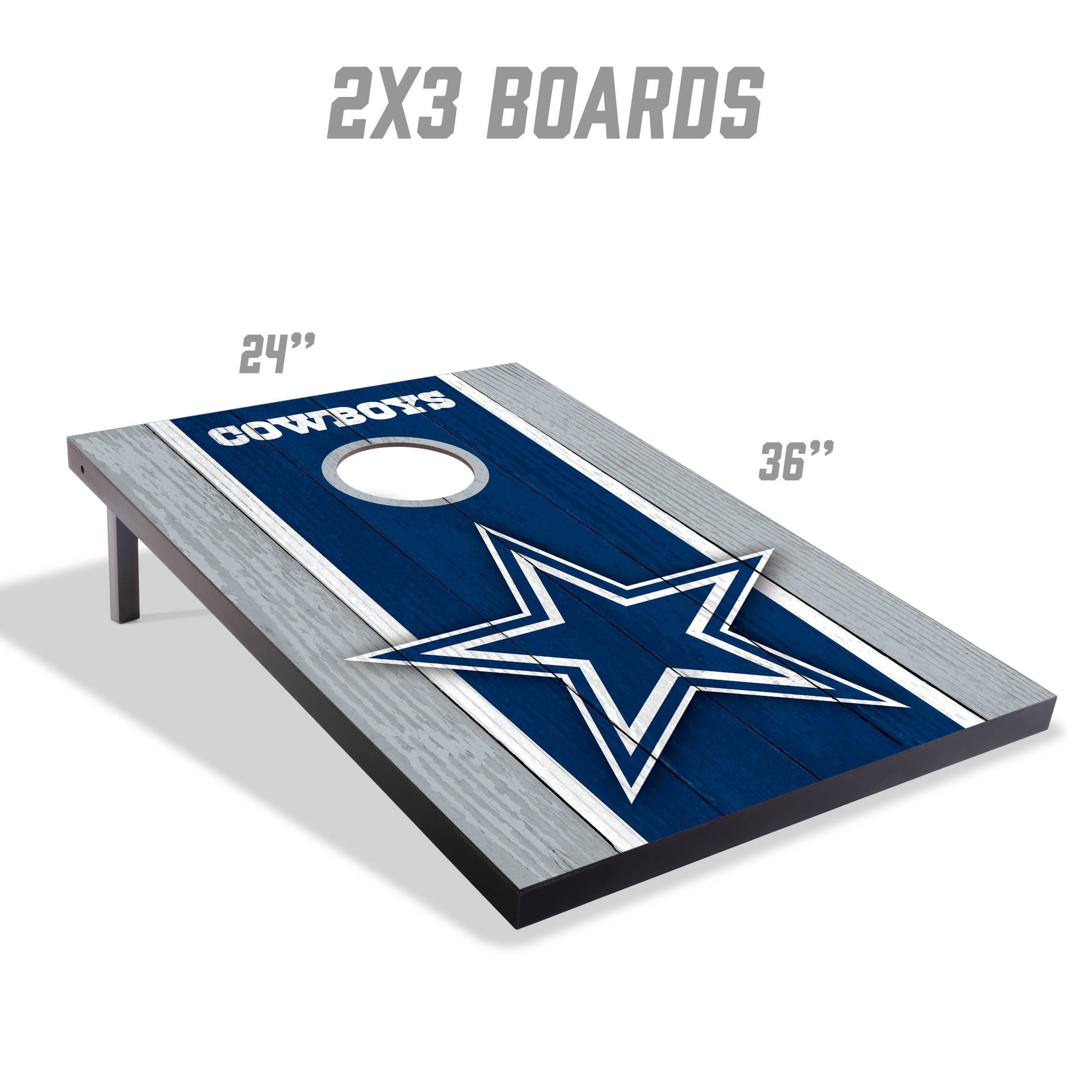 Dallas Cowboys 2x3 MDF Cornhole Game Set