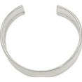 thumbnail image 3 of Sterling Silver 20mm Cuff Bangle Bracelet Made In Thailand qb335, 3 of 6