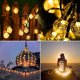 thumbnail image 5 of Cadena de luces solares de 5 m con 20 bolas de bombillas LED, luces navideñas para exteriores, camping, luces decorativas para jardín, 5 of 6