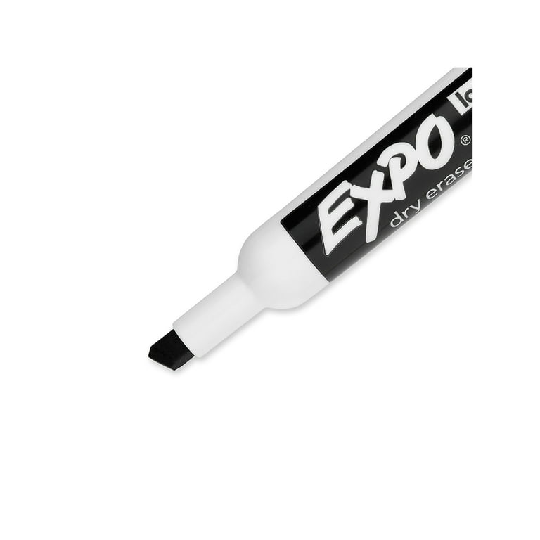 Expo Dry Erase Marker Chisel Point Black (80001) - Walmart.com