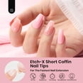 thumbnail image 4 of Fake Nails Beetles Short Coffin Uñas Puntas para uñas, 576 unidades, 4 of 8