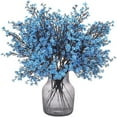 thumbnail image 2 of Babys Breath Artificial Flowers 19.7in, 6Pcs Faux Gypsophila Bouquets Fake Babys Breath Flower for Home Decor Table Centerpiece Fake Silk Flowers Faux Flower Stems for Vase Floral Arrangement, Blue, 2 of 9