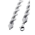 thumbnail image 2 of White Gold Chain - Womens Solid Rope Chain 10K/14K Gold, 2 of 7